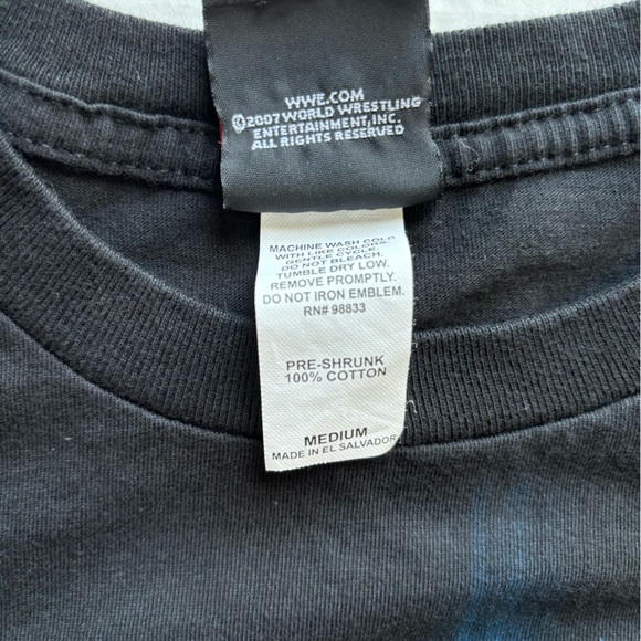 EUC Vtg 2007 WWE Smack Down The Great Khali Undertaker Kane Rey Mysterio T-Shirt - Picture 4 of 4